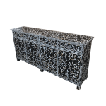 Mother of Pearl Sideboard with Vine Pattern side view
