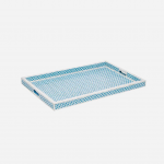 Blue Handmade Bone Inlay Tray
