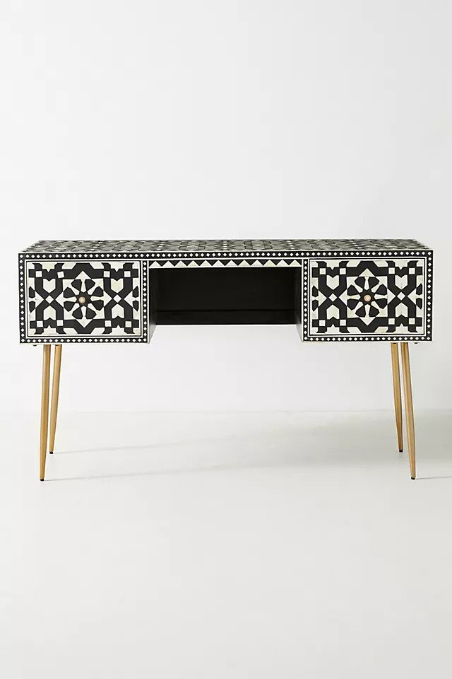 Moroccan Bone Inaly Desk from front